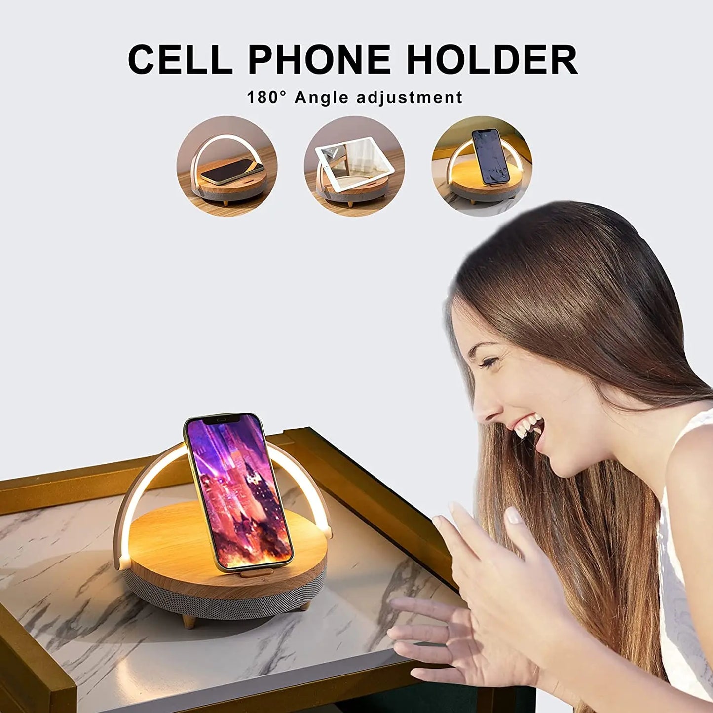 Multifunction Wireless Charger Bluetooth Speaker