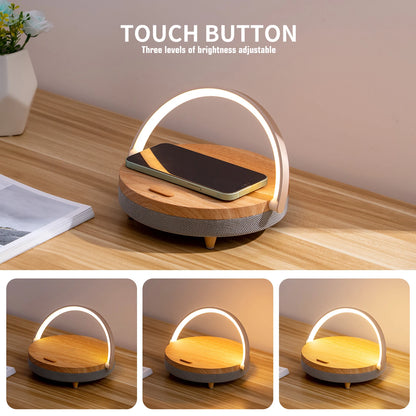 Multifunction Wireless Charger Bluetooth Speaker