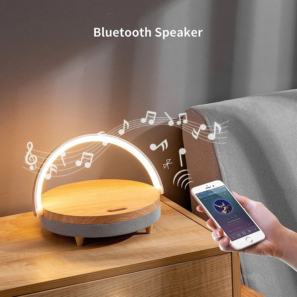 Multifunction Wireless Charger Bluetooth Speaker